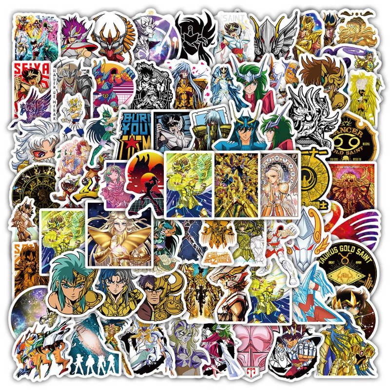 Laptop Accessories & Repair Jagtap Dairy Pimple Nilakh Pimpri Chinchwad Maharashtra - 101Pcs Saint Seiya Anime Stickers Cartoon
