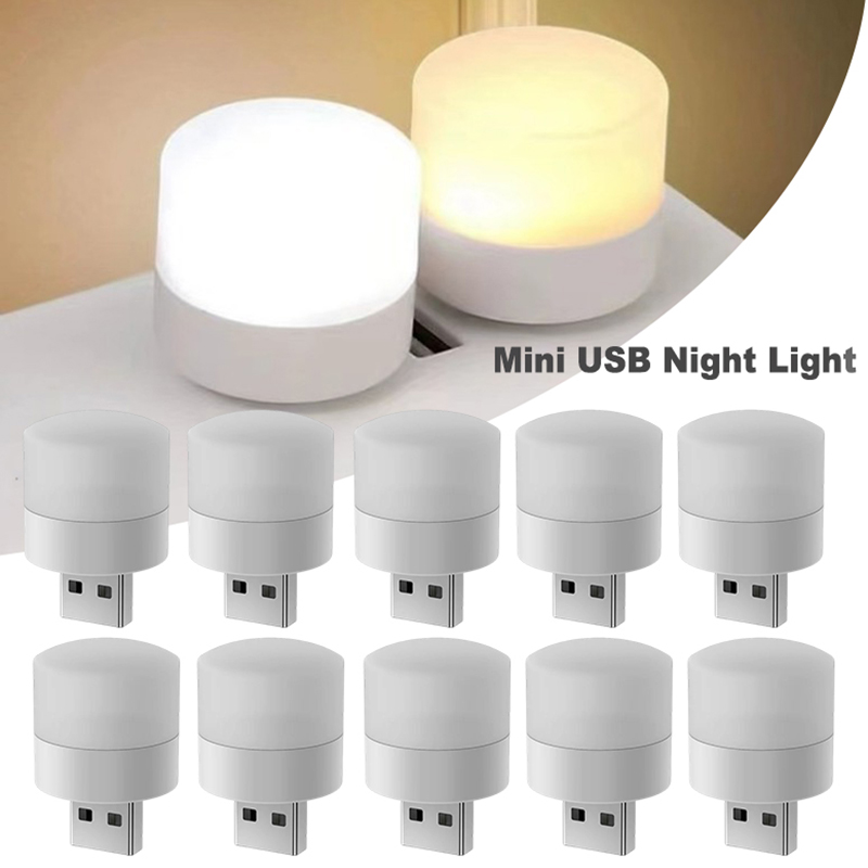 Laptop Accessories Light - 1/20Pcs Mini USB Night Light Warm