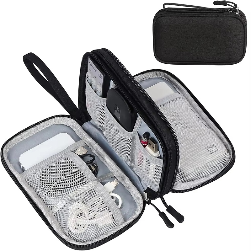 Cable Management Bag - Waterproof Data Cable Storage Bag Earphones