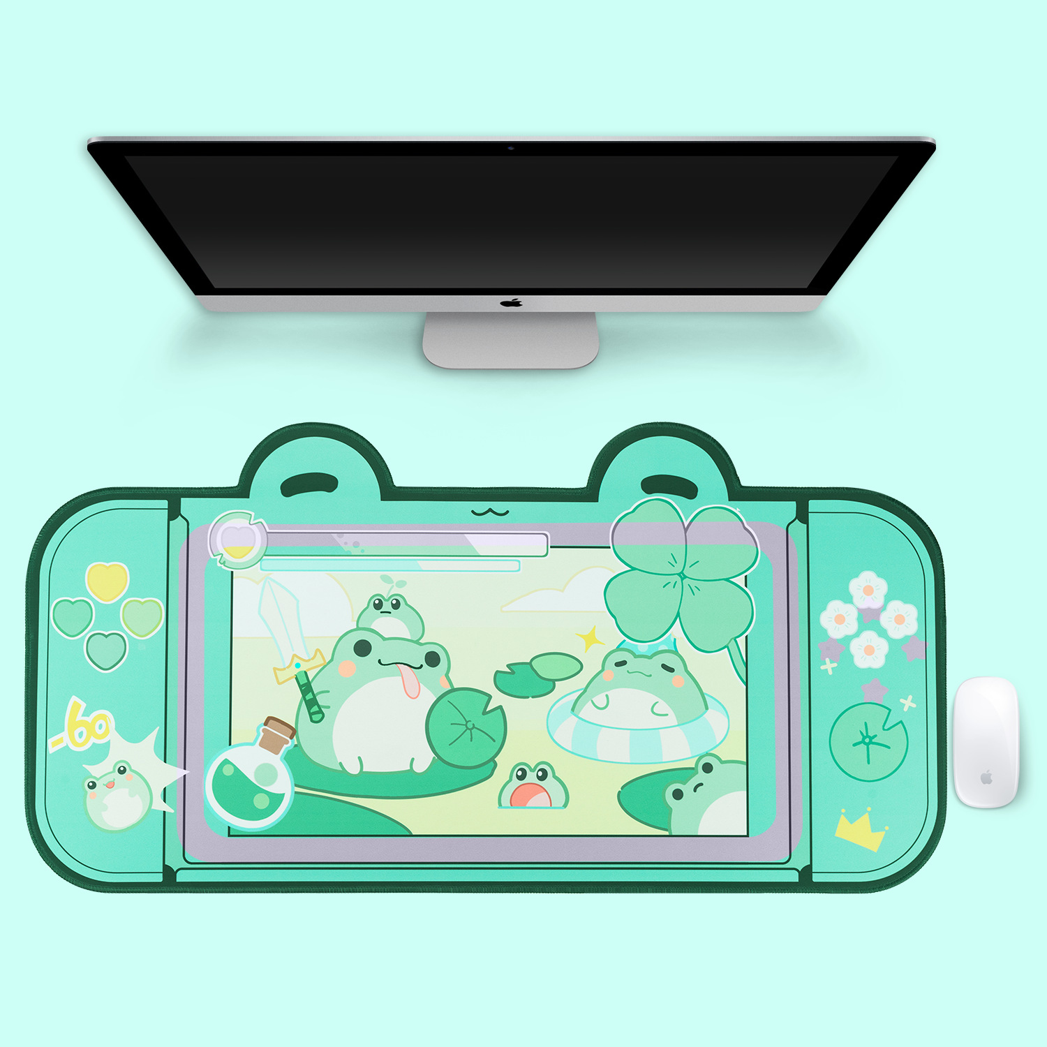 Laptop Accessories Pink - Extra Large Kawaii Gaming Mouse Pad