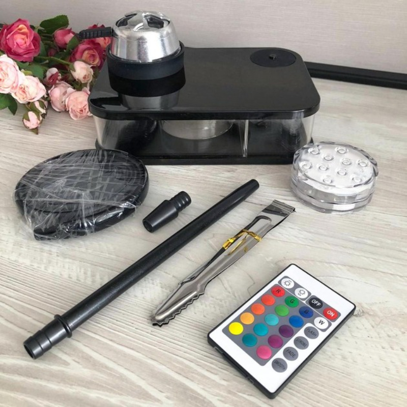 Laptop Accessories Light - Rectangle Hookah Smoking Pipe Set Shisha