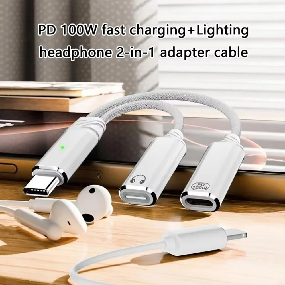 USB C Splitter 2 in 1 Headphon - Laptop Accessories Price recension och pris