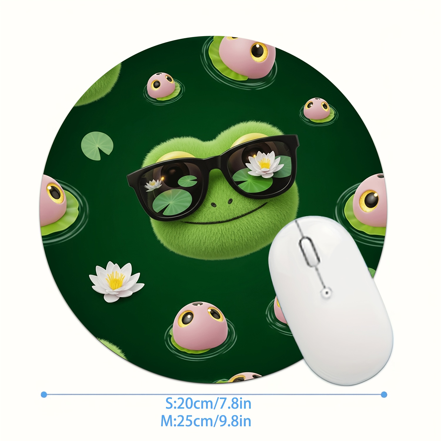 Adorable Frog with Lotus Patte - Laptop Accessories Design recension och pris
