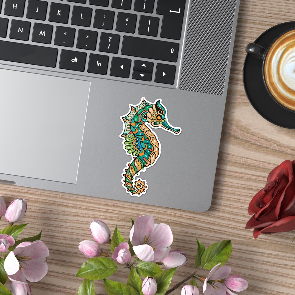 Colorful Seahorse Design Funny - Laptop Accessories Design recension och pris