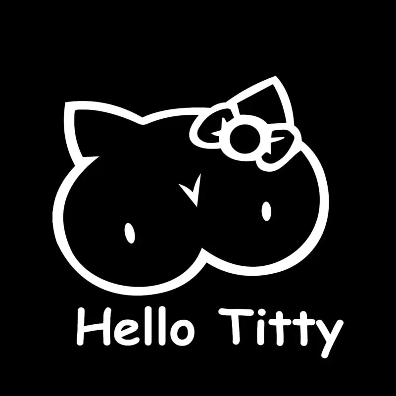 Cute kitten design car window  - Laptop Accessories Design recension och pris
