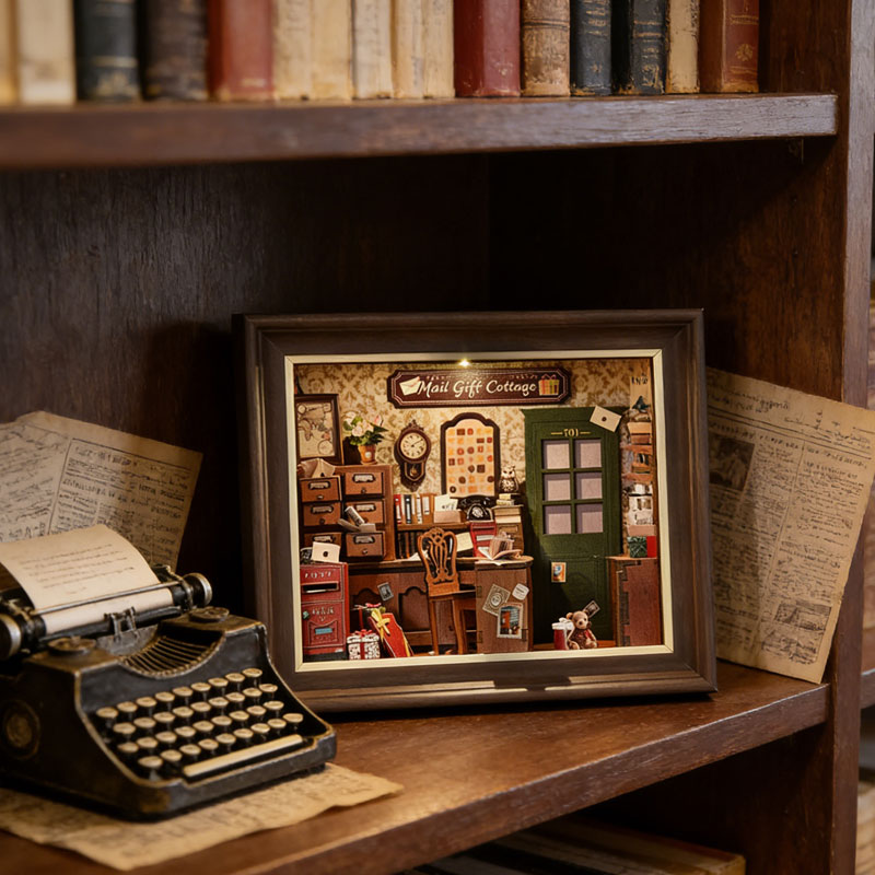 Retro Post Office Book Nook DI - Laptop Accessories Light recension och pris