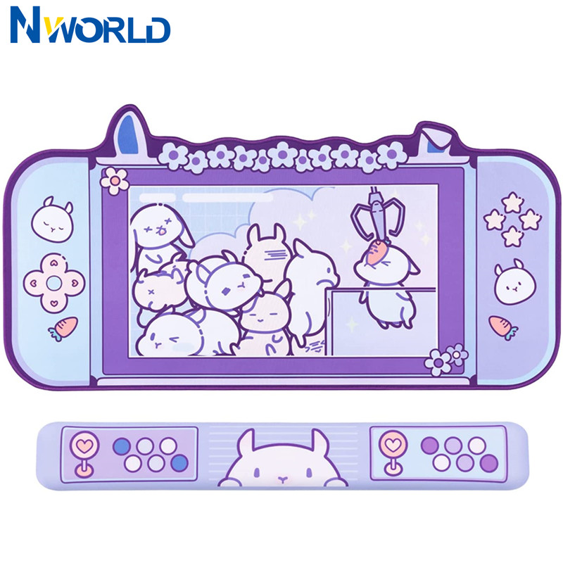 Large Kawaii Gaming Mouse Pad  - Laptop Accessories Pink recension och pris