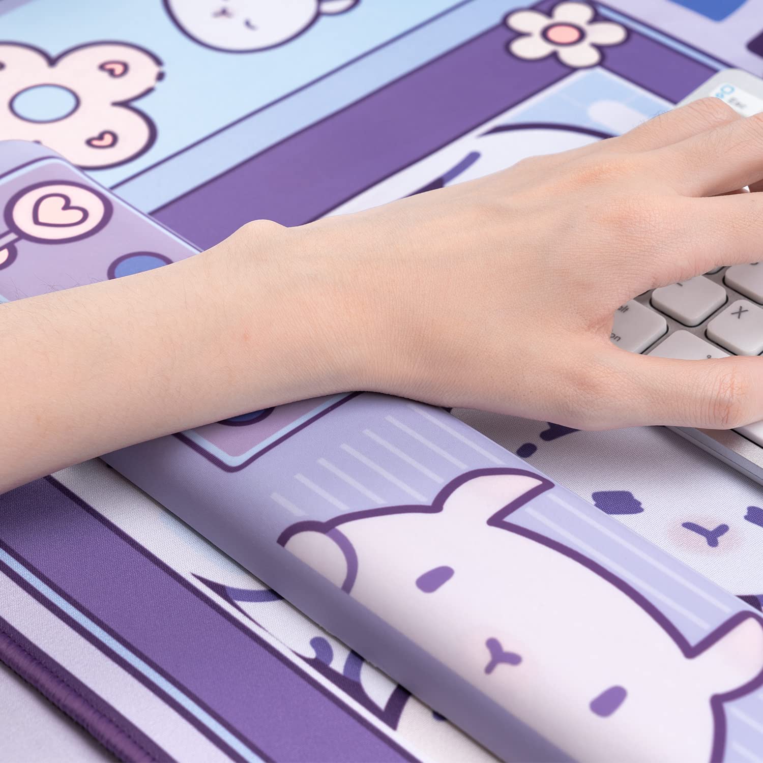 Large Kawaii Gaming Mouse Pad  - Laptop Accessories Pink recension och pris
