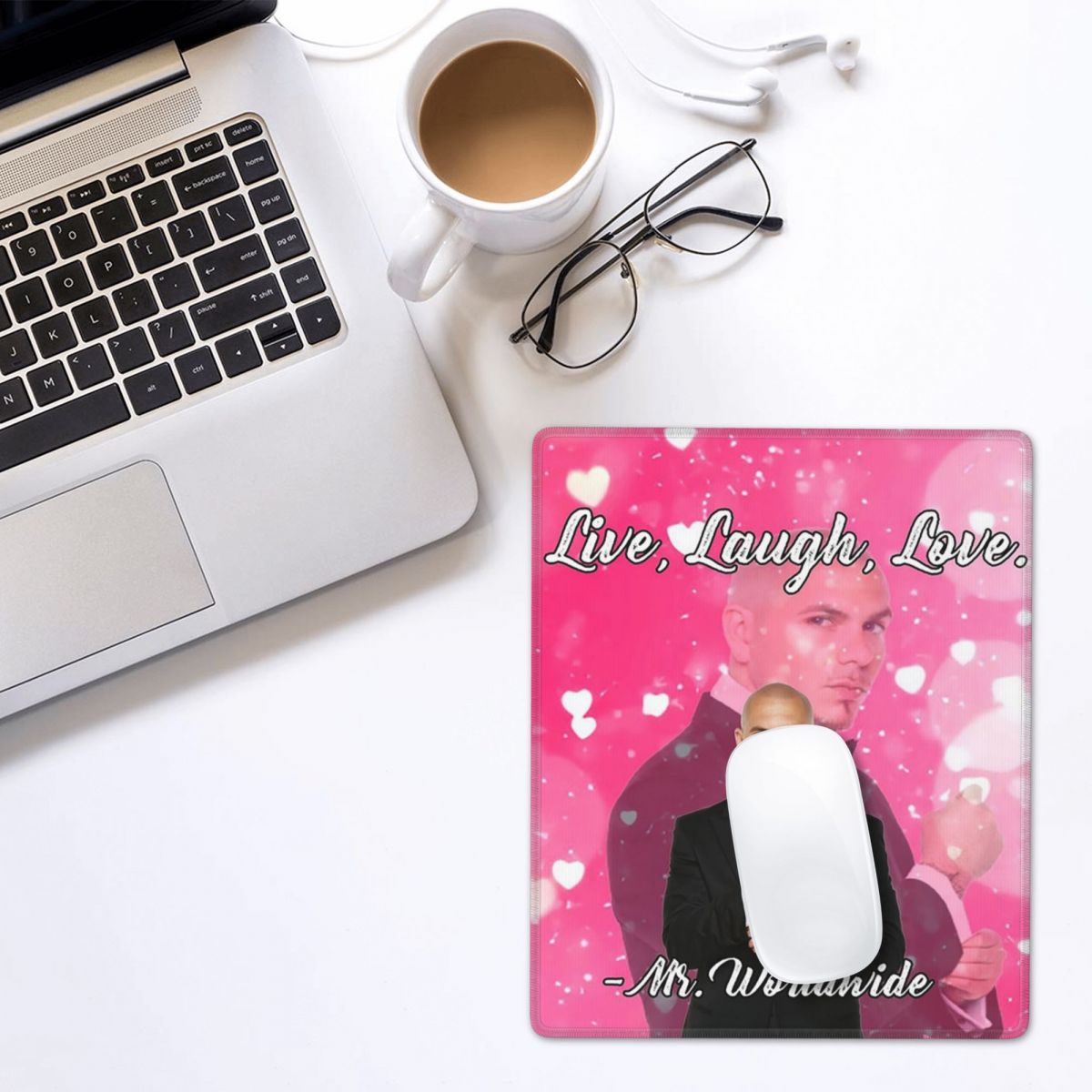 Mr. Worldwide Says To Live Lau - Laptop Accessories Pink recension och pris