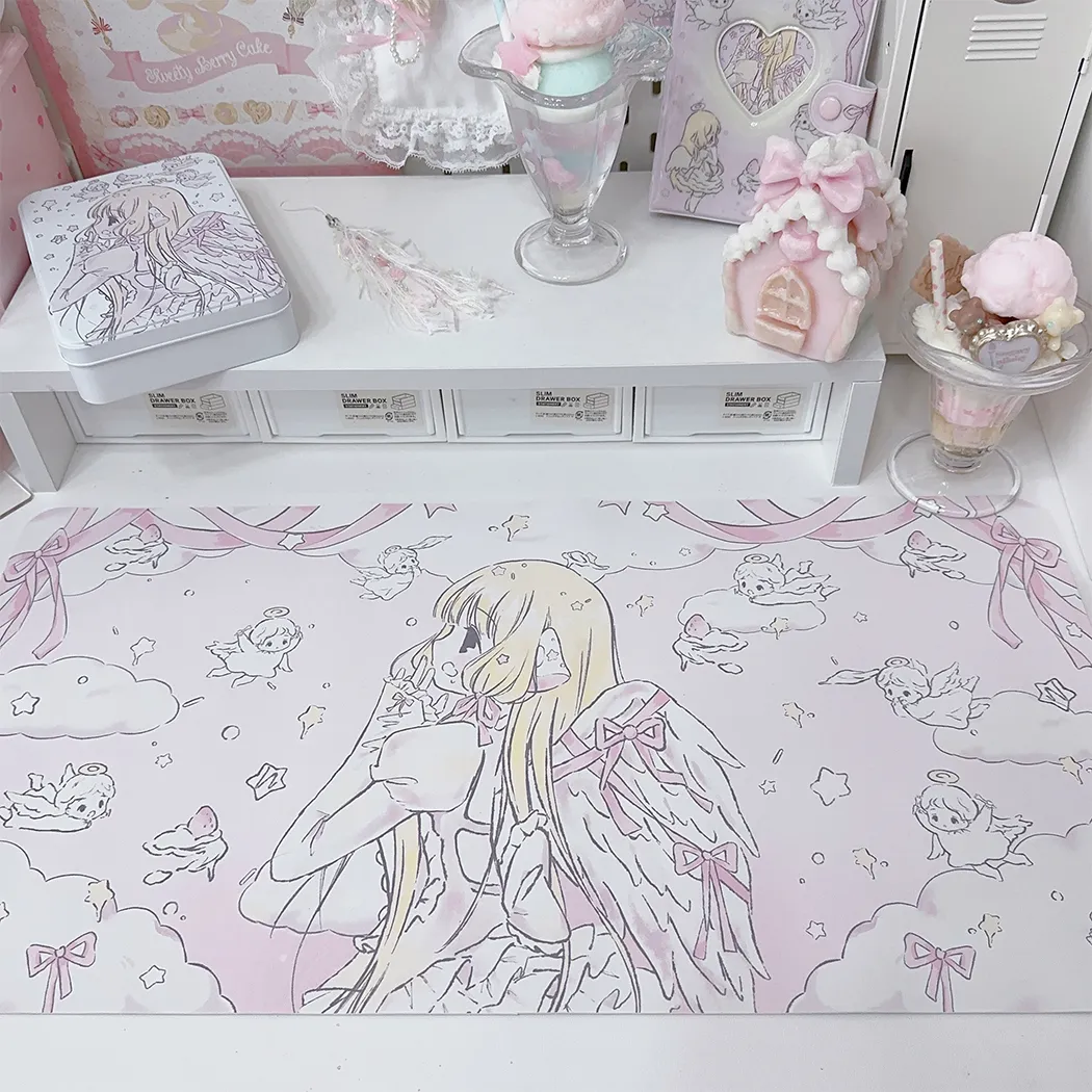 Original cartoon desk mat | Cu - Laptop Accessories Pink recension och pris