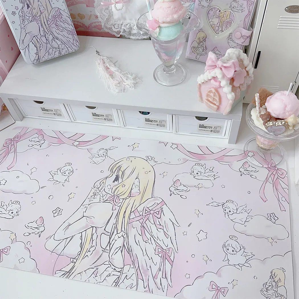 Original cartoon desk mat | Cu - Laptop Accessories Pink recension och pris