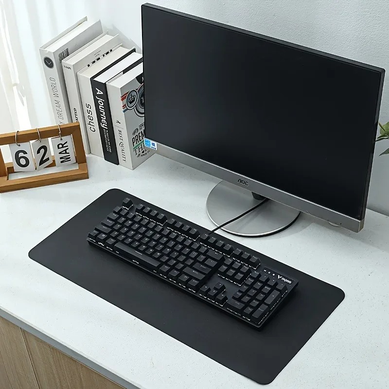 Pink Solid Color Leather Desk  - Laptop Accessories Pink recension och pris