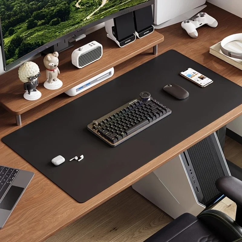 Pink Solid Color Leather Desk  - Laptop Accessories Pink recension och pris