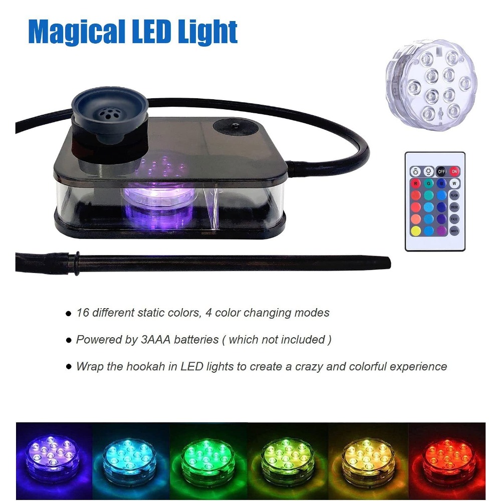 Rectangle Hookah Smoking Pipe  - Laptop Accessories Light recension och pris